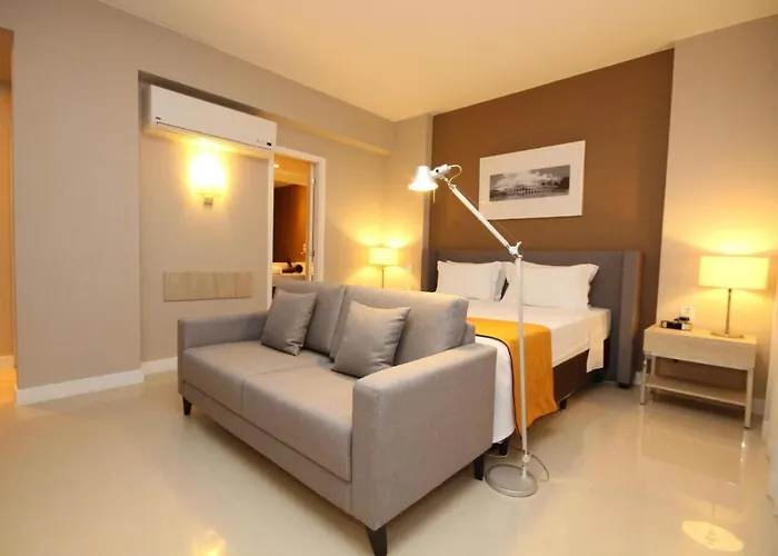 Linda suíte de hotel Harry Rio de Janeiro